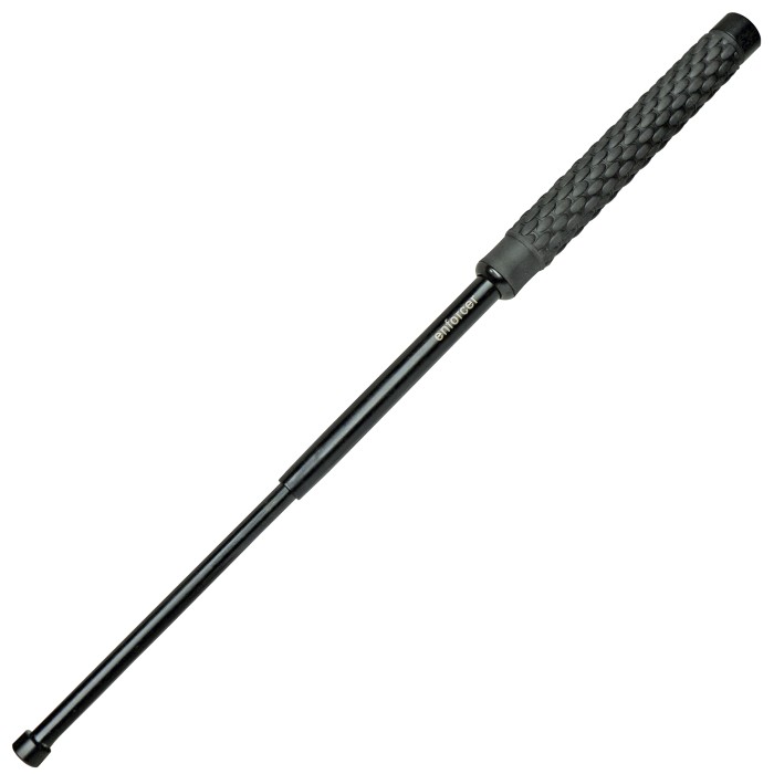enforcer STEEL 24 cm telescopic baton black incl. holster